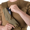 Zaino a tracolla Helikon-Tex EDC da 6,5 ​​litri in nylon cordura con trasporto nascosto nero urbano