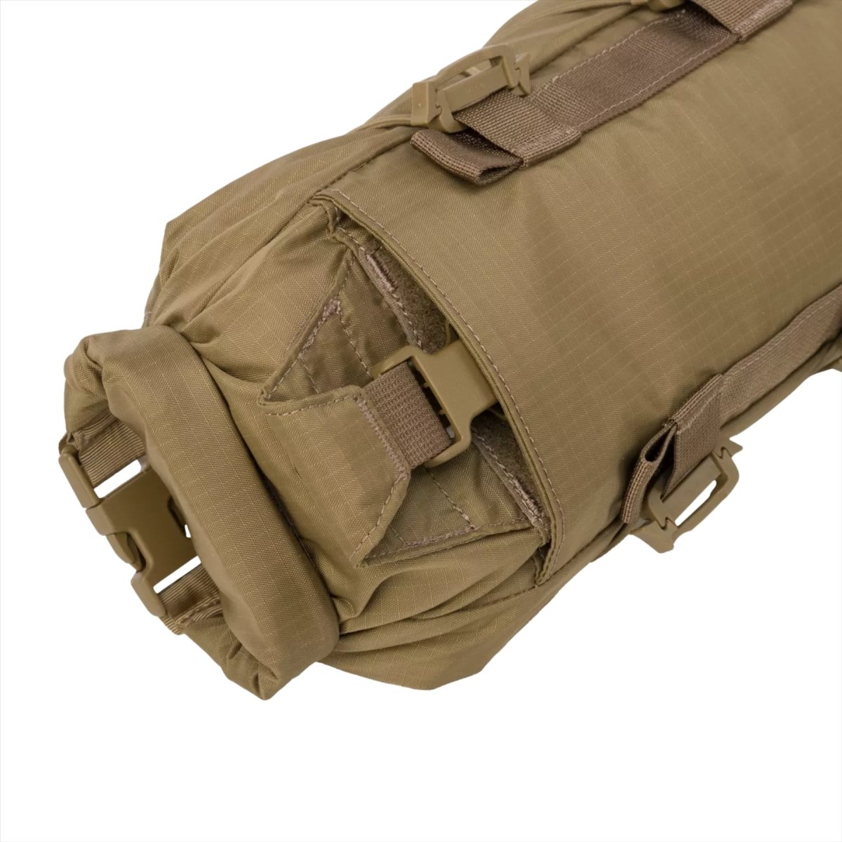 Borsa a tracolla Helikon-Tex Foxhole tattica da 4,5 litri MOLLE con chiusura superiore Roll Coyote