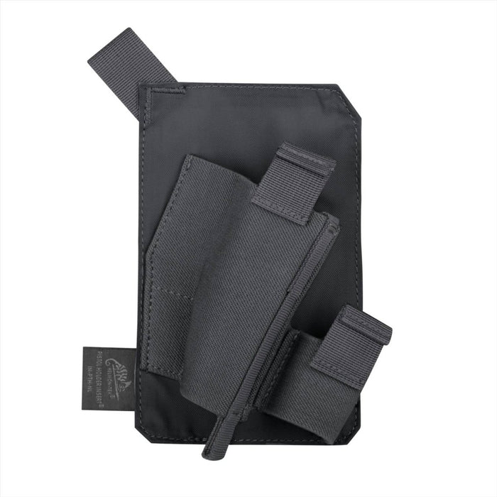 Étui pour pistolet à insert à profil bas en Cordura gris ombre Helikon-Tex avec fixation velcro pour sacs tactiques