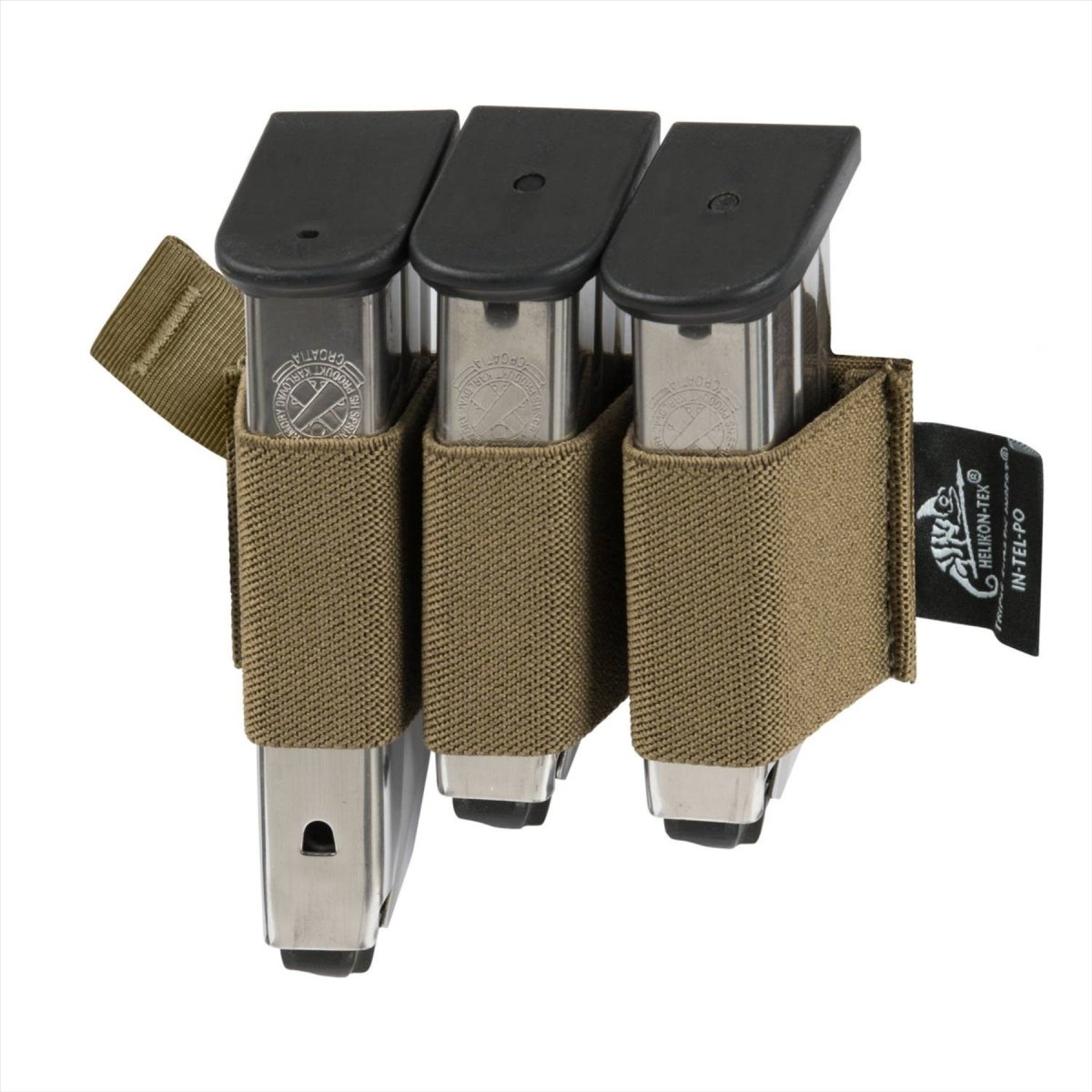 Helikon-Tex Magazintasche, dreifacher elastischer Einsatz, Polyester, VIS-kompatibel