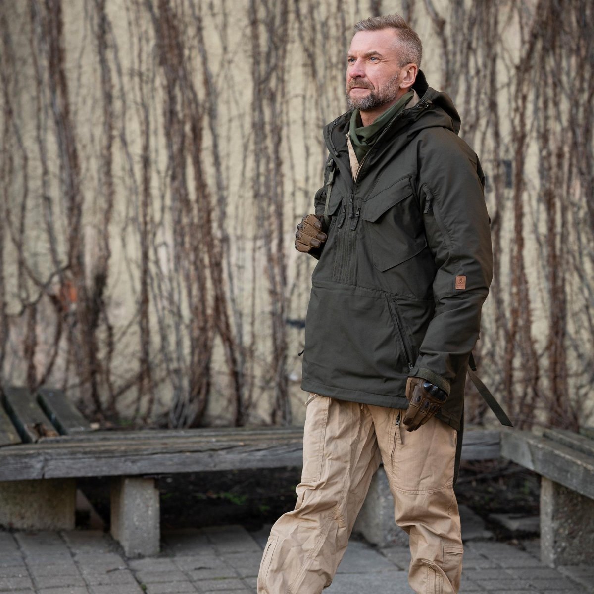 Helikon-Tex Piligrim Anorak Jacket Fire Resistance Quick Dry Waxable Bushcraft