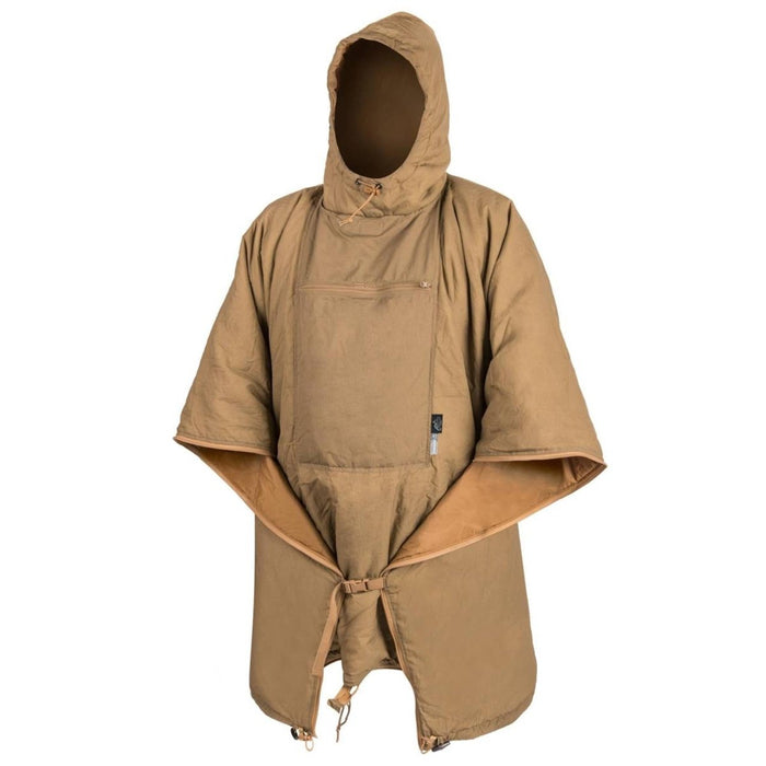 Helikon – Tex Swagman Rollponcho mit Kapuze, leichter Regenschutz, Hängematteneinlage – GoMilitar