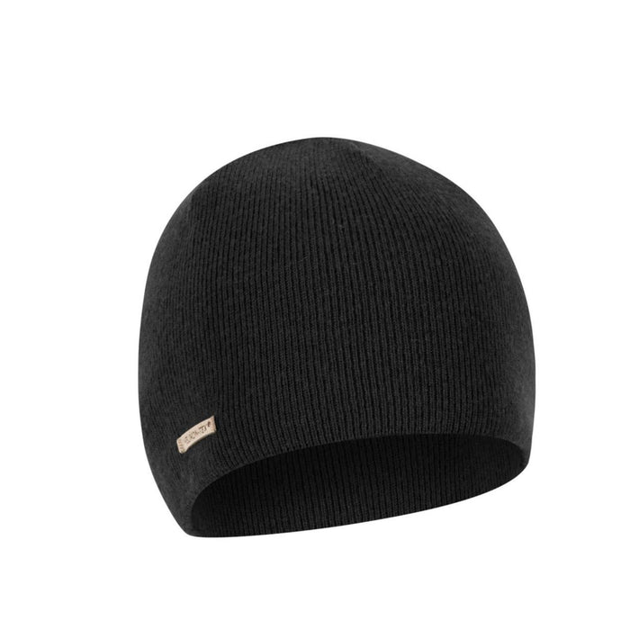 Helikon - Tex Urban Beanie Cap Atmungsaktive Doppelschicht aus Merinowolle Schwarz - GoMilitar