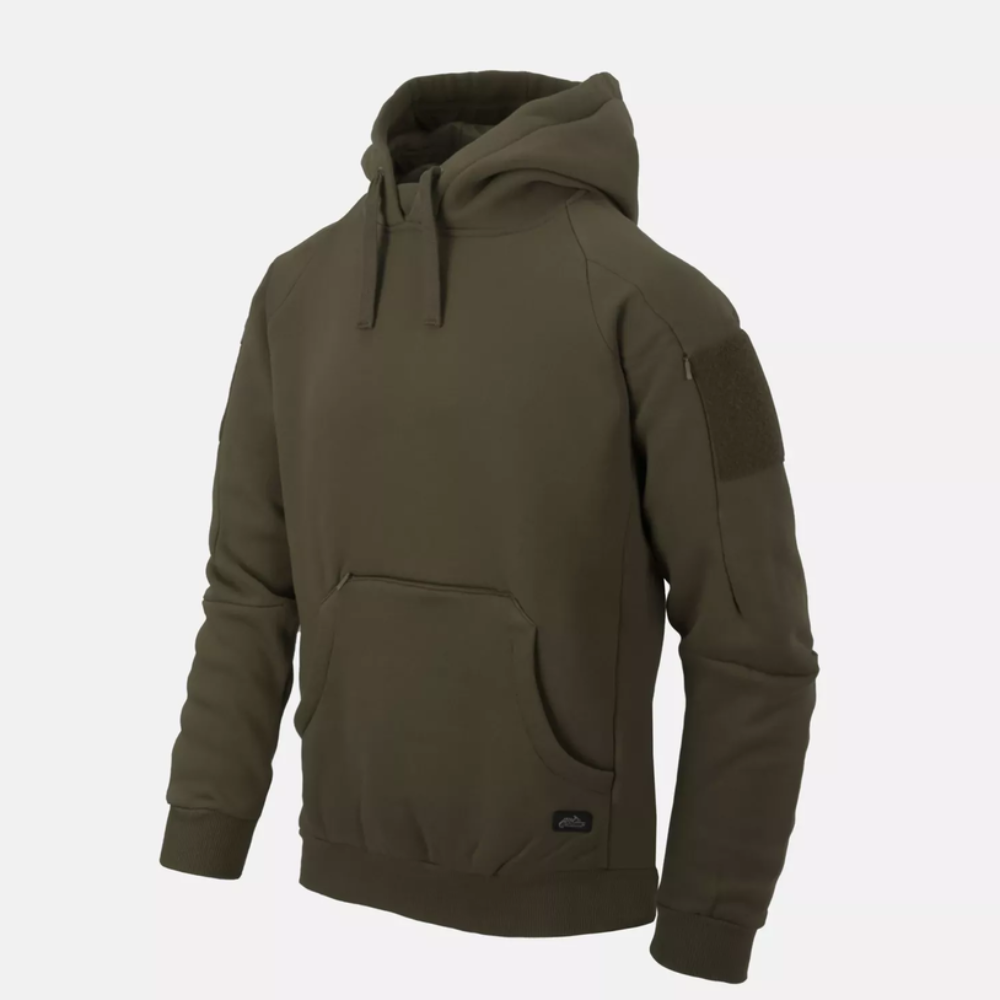 Felpa con cappuccio Helikon-Tex Urban Lite Kangaroo Tattica per esterni in misto cotone verde