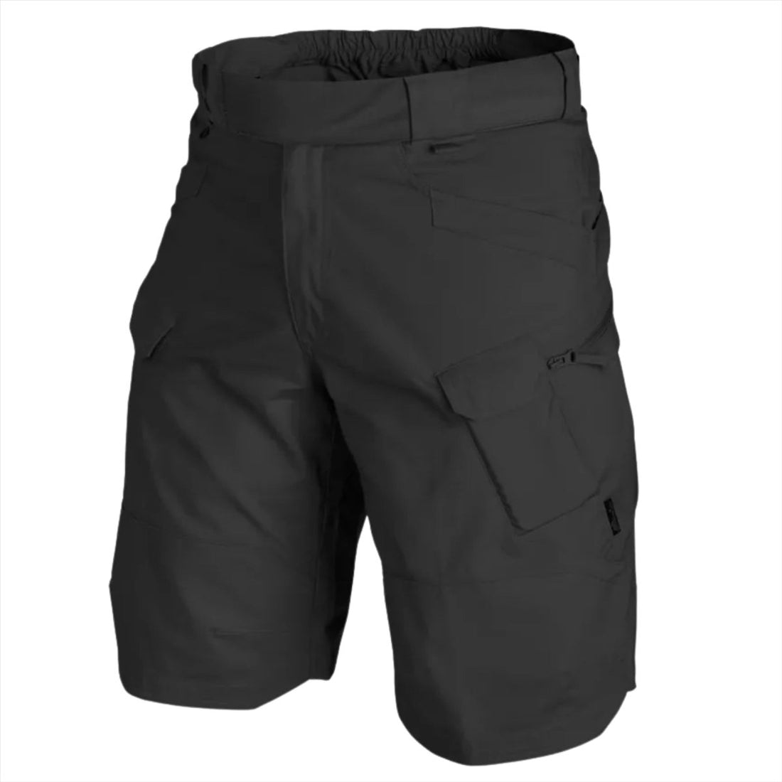 Pantaloncini tattici urbani Helikon-Tex Tasche cargo PolyCotton Ripstop Nero