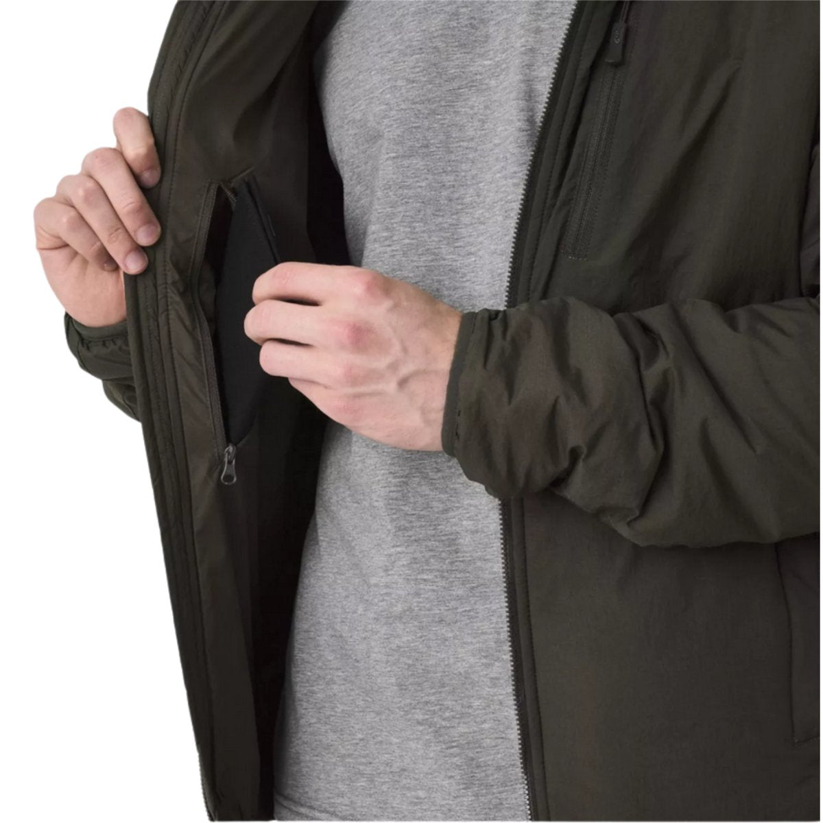 Giacca con cappuccio Helikon-Tex Wolfhound Giacca in nylon antivento isolata Woodland Camo