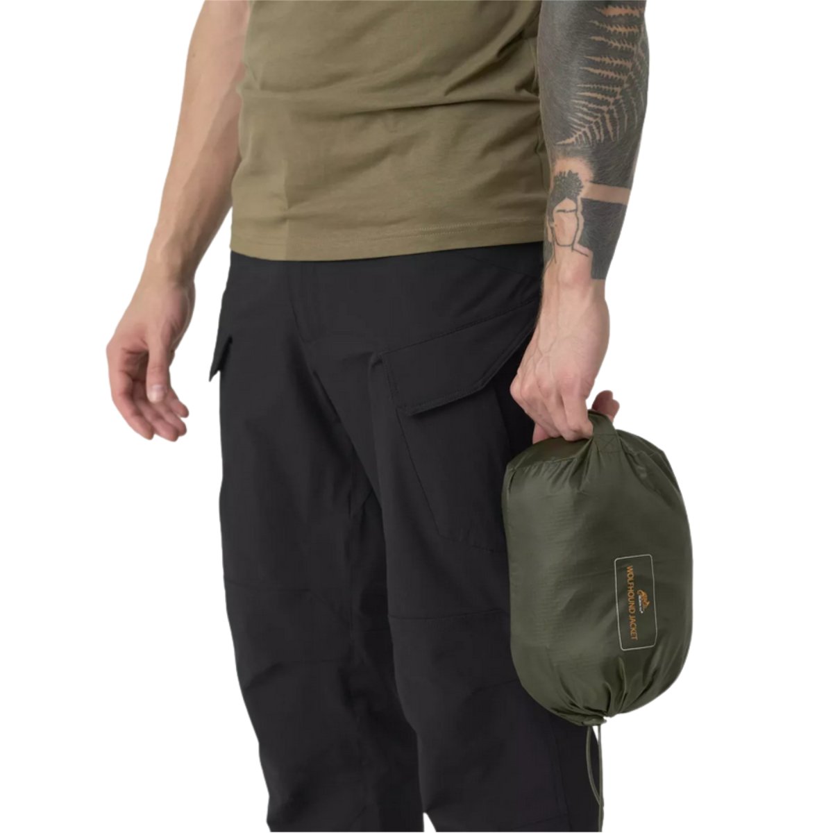 Giacca Helikon-Tex Wolfhound Isolamento Climashield Windpack Woodland Camo