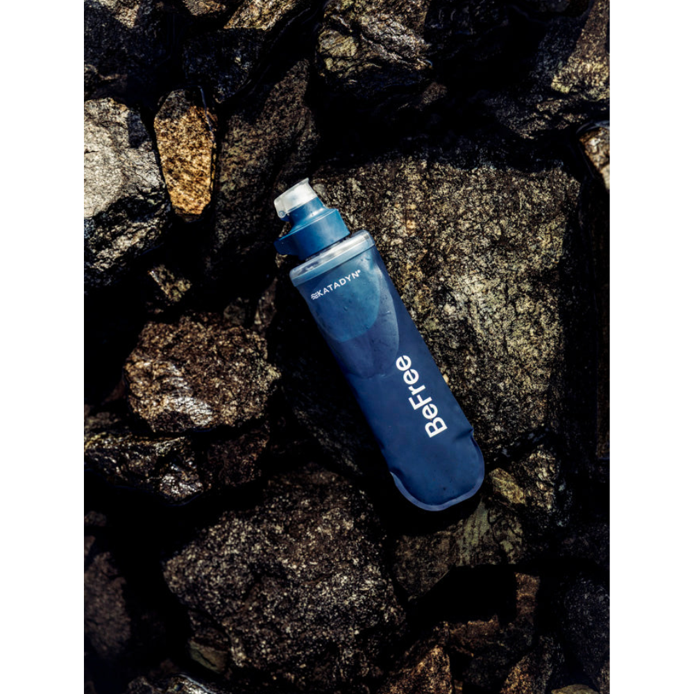 Katadyn BeFree AC 0.5L Water Filter Soft Flask Hiking Camping Slate Blue