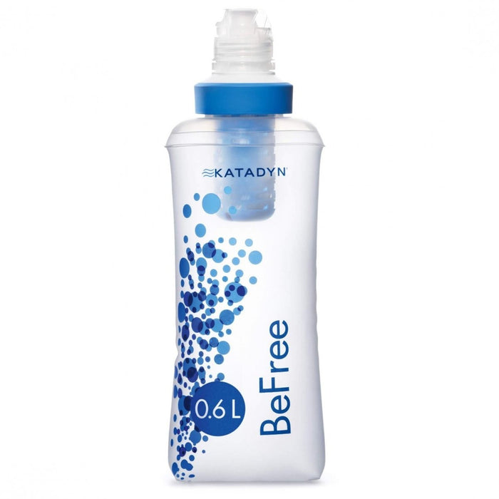 Katadyn BeFree 0,6L faltbare Wasserflasche mit EZ-Clean Membranfiltration zur Reinigung im Freien