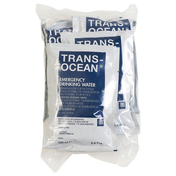 Katadyn Brand Trans - Ocean Emergency Trinkwasserrationspaket (5x100 ml) in Dosen - GoMilitar
