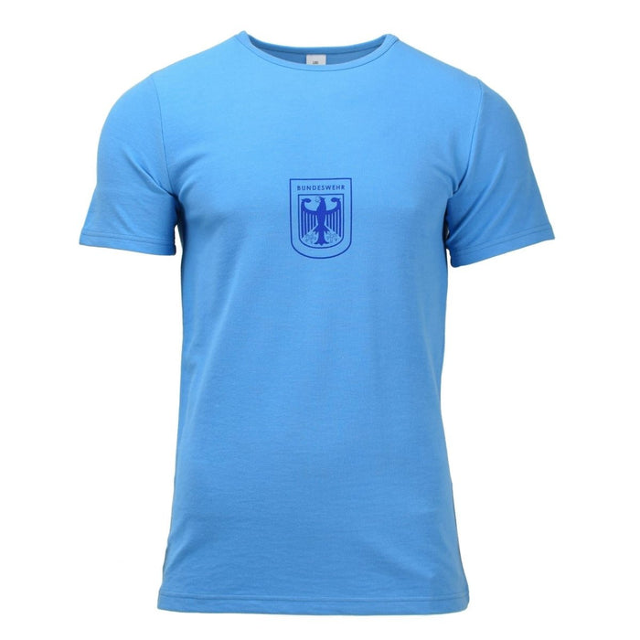 Leo Kohler army sport T-shirt short sleeve lightweight BW eagle shirts blue - GoMilitar