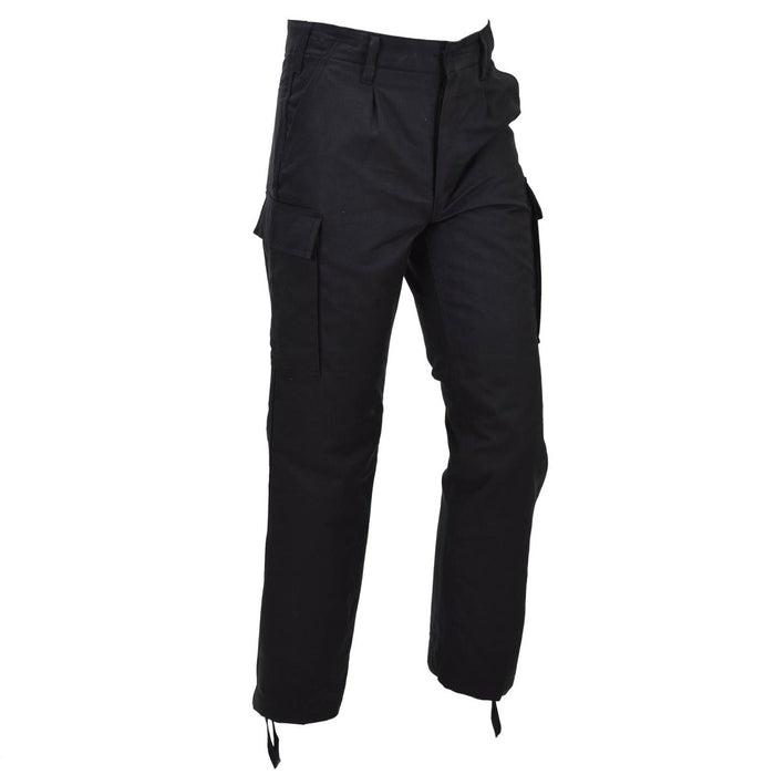 Pantaloni cargo da campo Leo Kohler Tasche cargo tattiche durevoli per esterni nere - GoMilitar