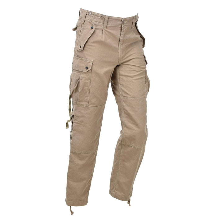 Pantaloni BDU in cotone rinforzato Khaki Leo Kohler Commando con tasche multiple per resistenza e funzionalità.