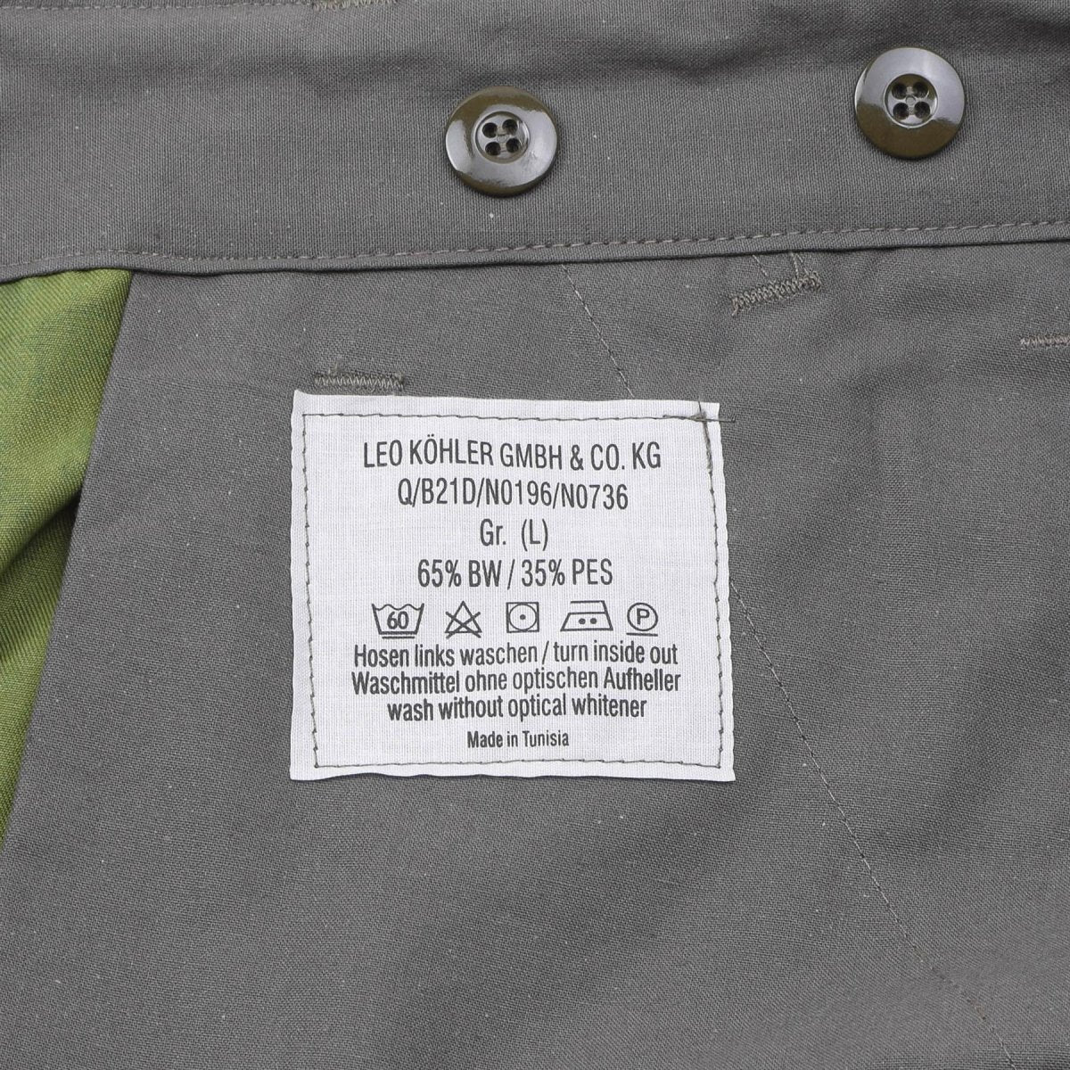 Short del ginocchio di Leo Kohler Bermuda Flecktarn camuffamento