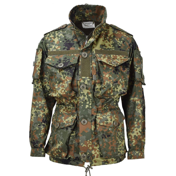 Leo Kohler Militärkampf-Taktikjacke, leichtes Feld-Flecktarn-Tarnmuster – GoMilitar