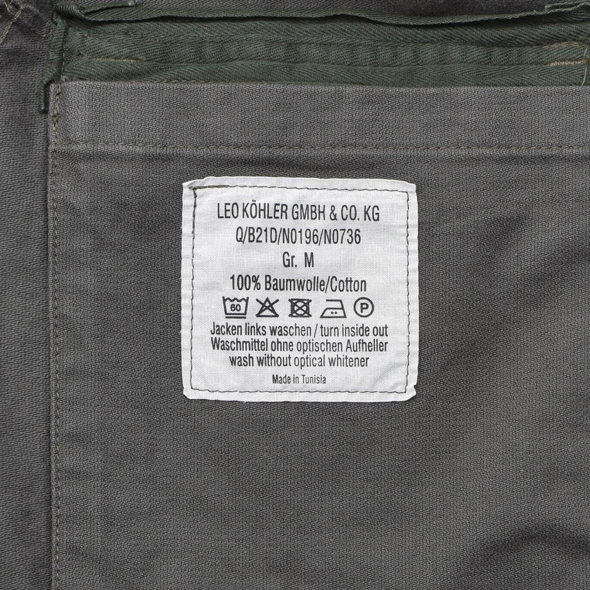 Veste de campagne militaire Leo Kohler forces troupes chemises de campagne de l'armée en plein air olive