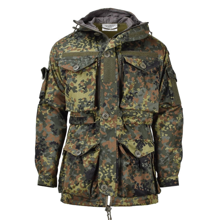Leo Kohler militaire KSK smock veste tactique à capuche armée de terrain flecktarn camo - GoMilitar