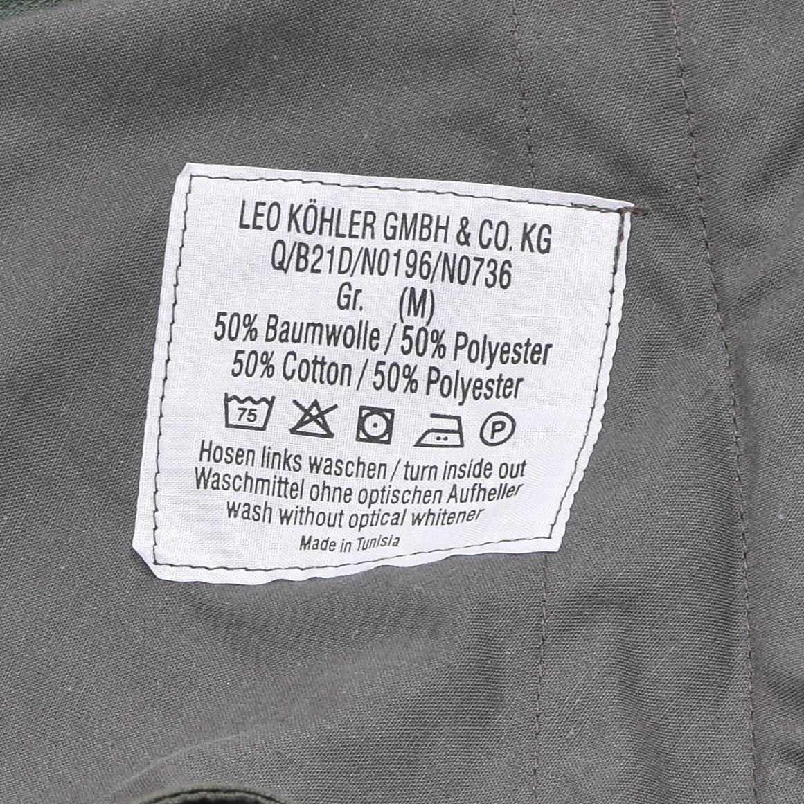 Leo Kohler military Sniper combat tactical pants olive field trousers rip-stop