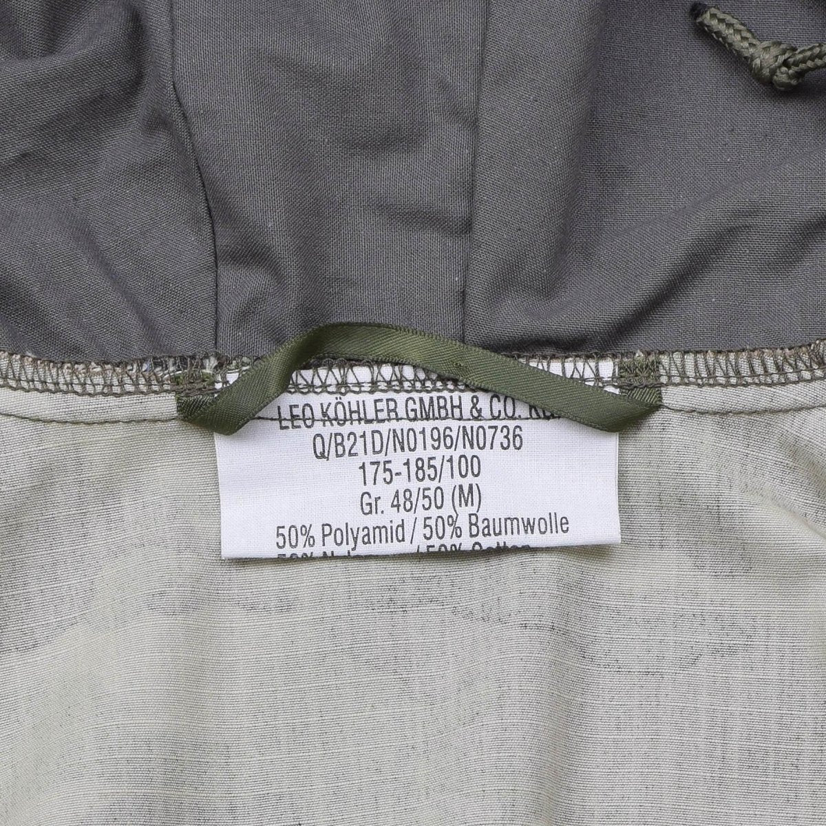 Leo Kohler military tactical smock jacket ripstop multicam camouflage field coat