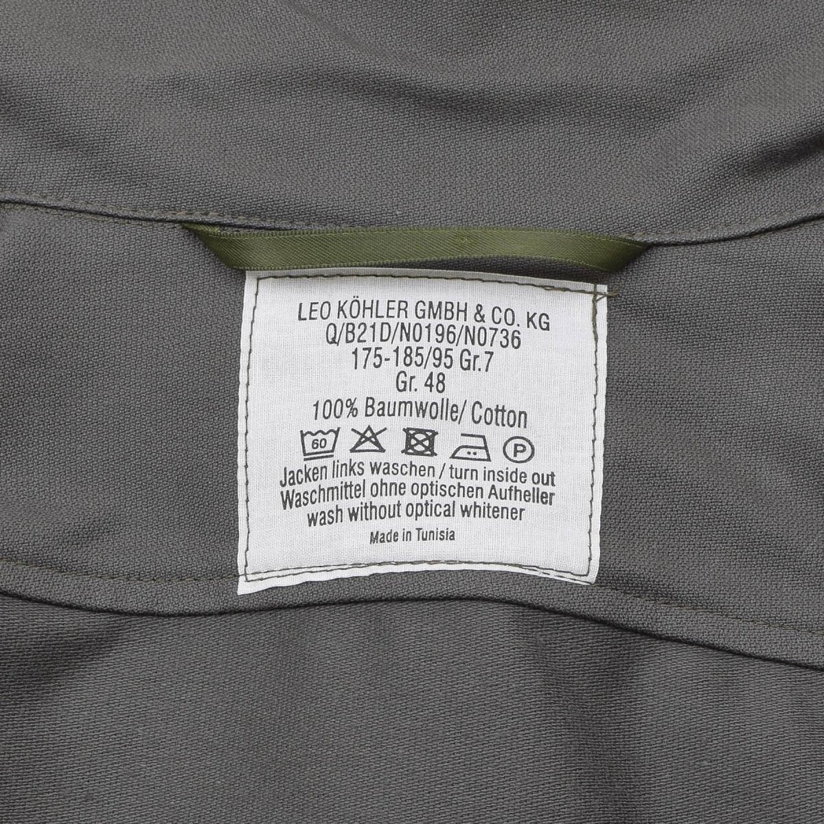 Leo Kohler troops uniform shirt military personnel daily heavy duty shirts olive