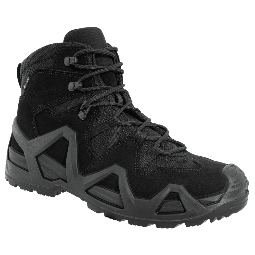 LOWA Zephyr MK2 GTX Bottes de combat mi-hautes GORE TEX imperméables résistantes à l'abrasion noir