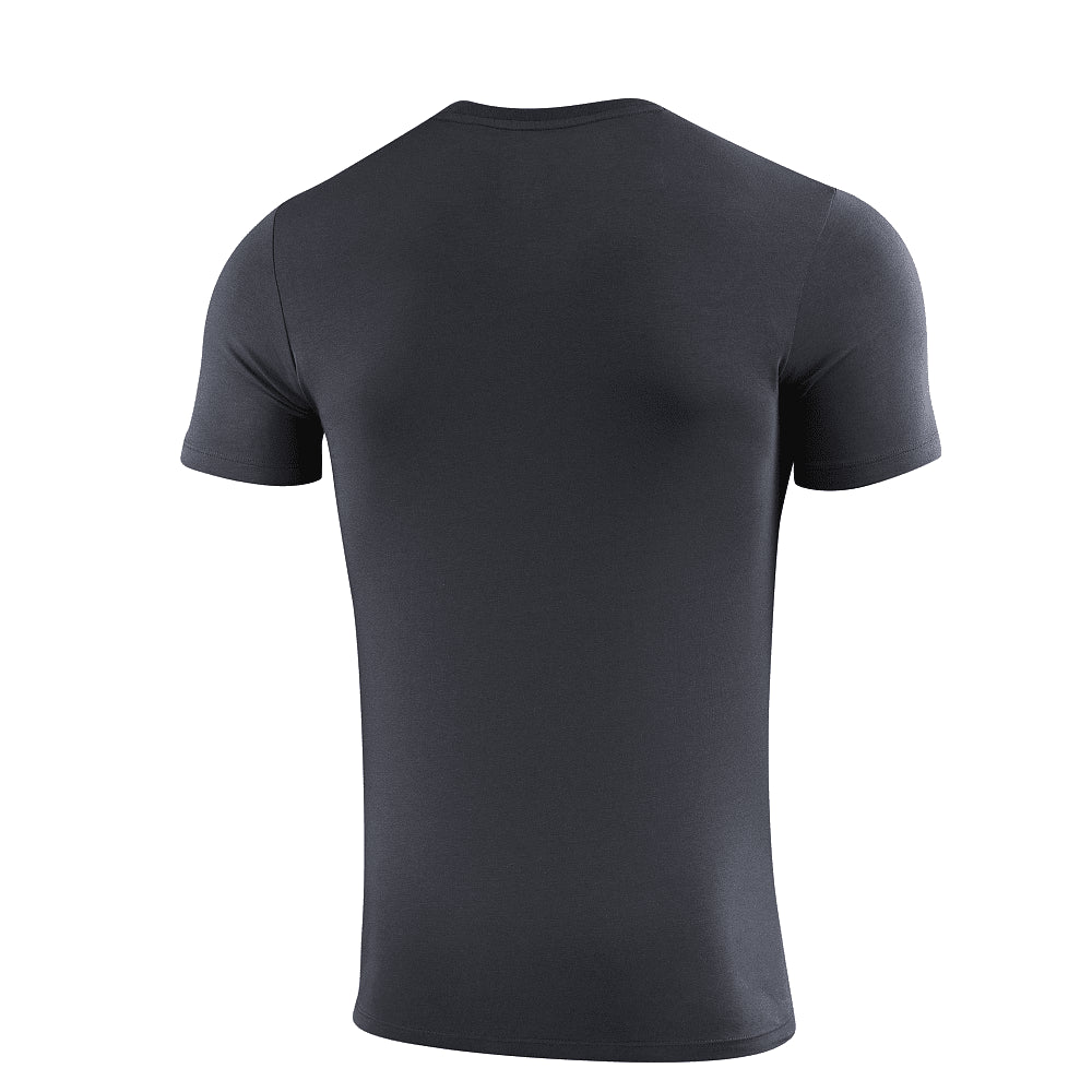 M-TAC 93/7 Sommer-T-Shirt aus leichter Stretch-Baumwolle, kurzärmelig, dunkelgrau