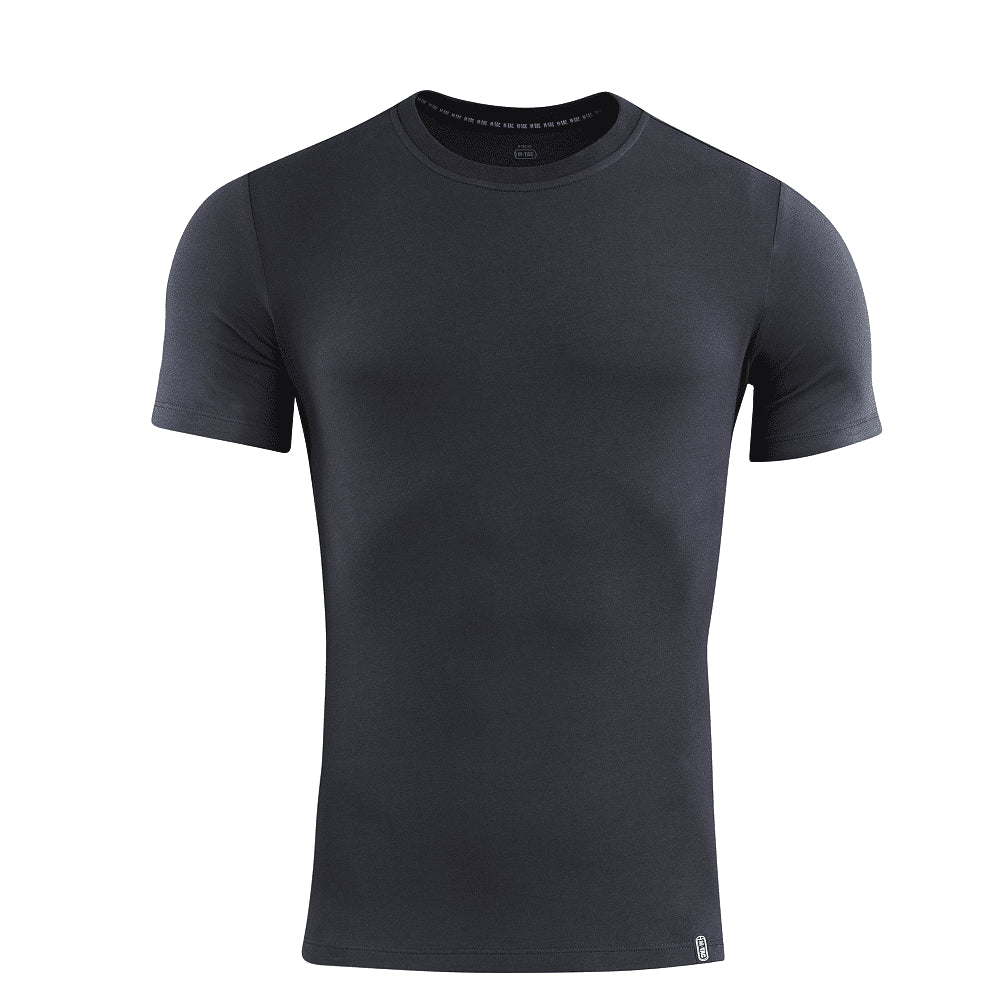 M-TAC 93/7 Sommer-T-Shirt aus leichter Stretch-Baumwolle, kurzärmelig, dunkelgrau