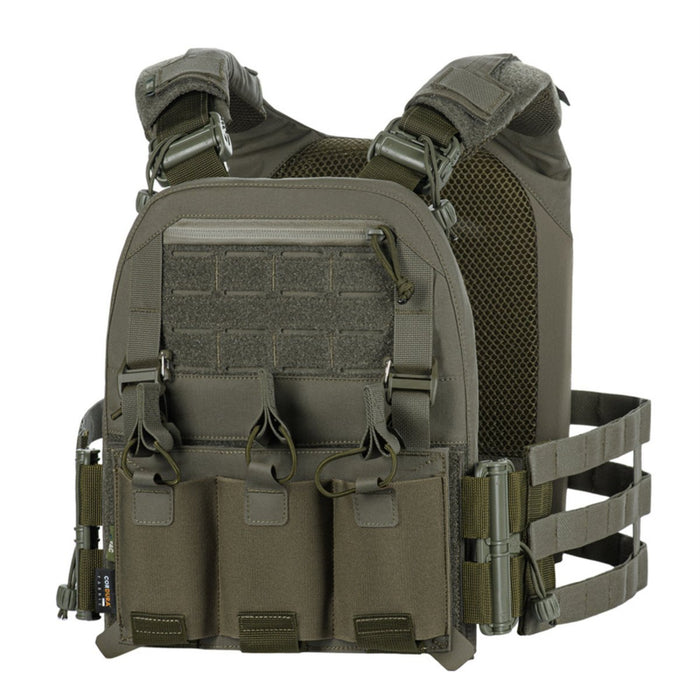 M – TAC Cuirass FAST Elite Taktischer Plattenträger, Duraflex-Befestigungselemente, Cordura Olive – GoMilitar