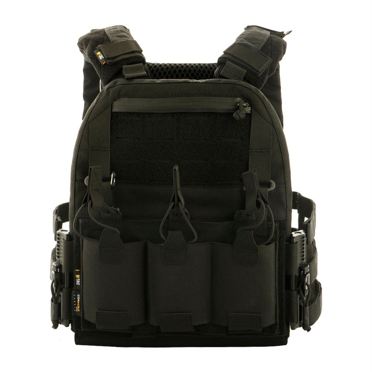 M-TAC Cuirass QRS Tactical Plate Carier Cordura Quick Release System Schwarz