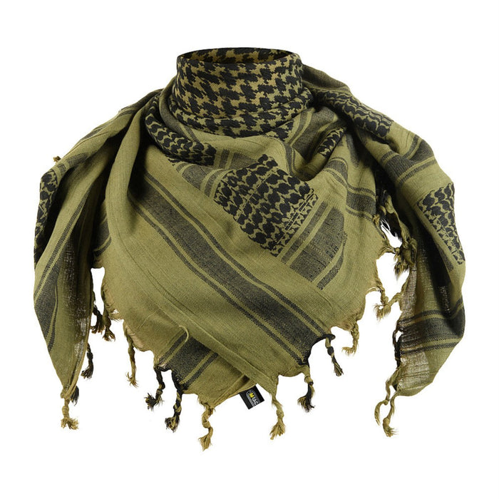 M - Sciarpa tattica TAC Dense Shemagh in cotone traspirante protezione esterna oliva - GoMilitar