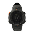 M-Tac Tactique Boussole Montre Chronomètre Numérique Alarme Minuterie 5ATM Noir