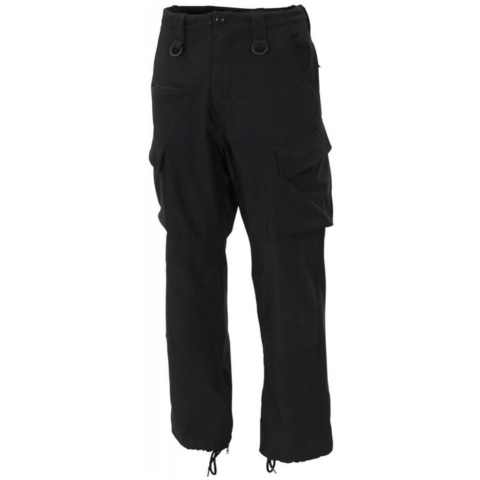 MFH Allround-Winterhose Softshell 3-lagig wasserdicht atmungsaktiv Schwarz - GoMilitar