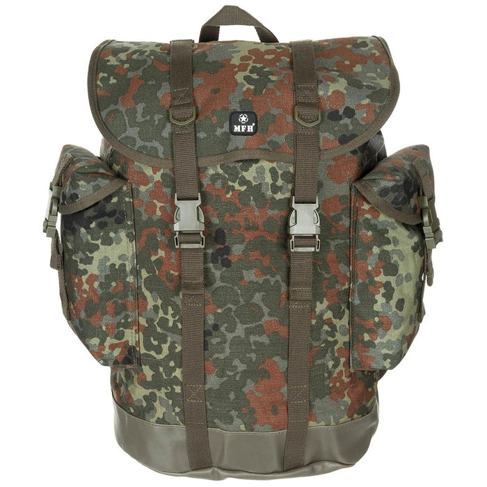 Zaino tattico mimetico da montagna BW di marca MFH Army Zaino da 30 litri armato NUOVO - GoMilitar