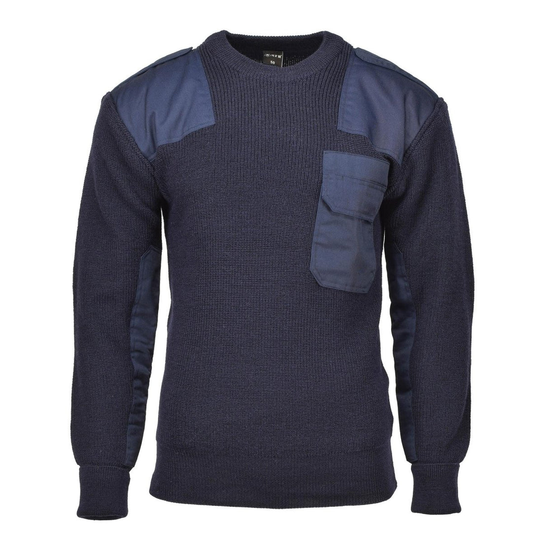 MFH Brand German Army Style Pullover Pullover Commando Jumper Blue Swater traspirante nuovo
