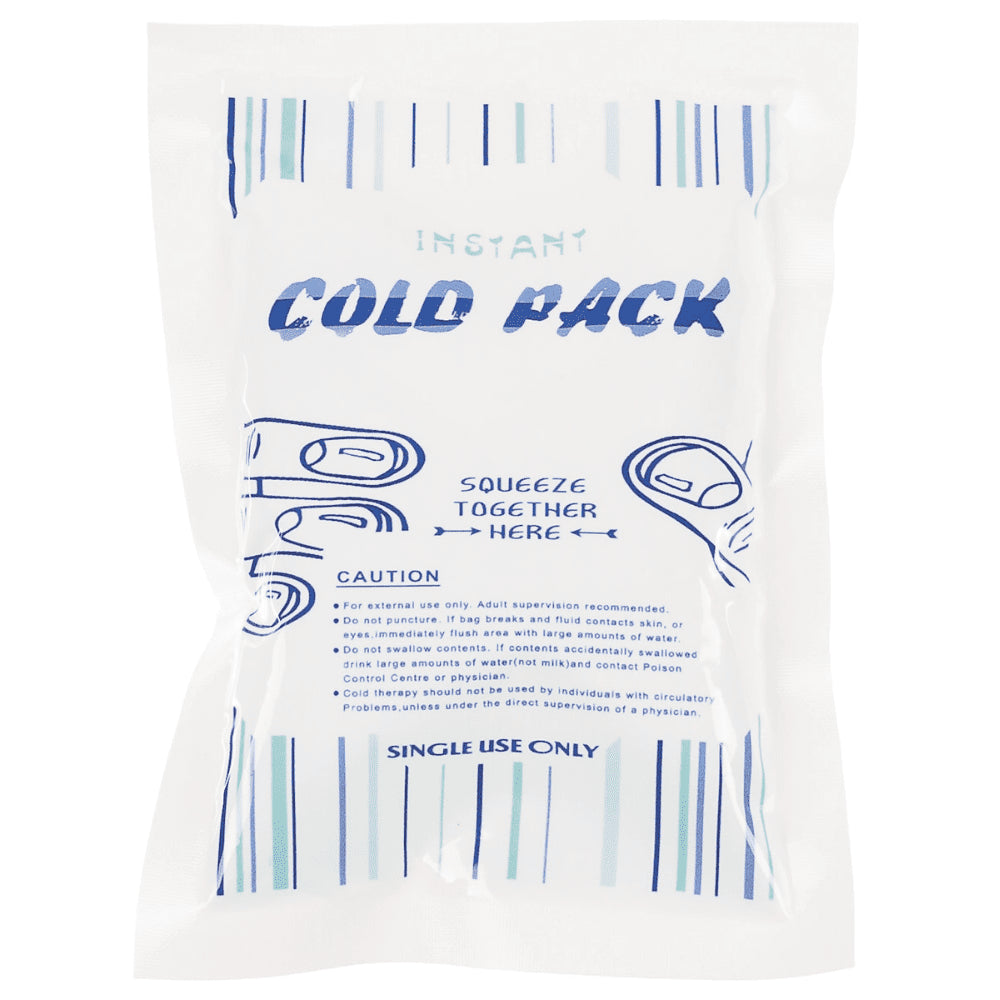 MFH Pack froid instantané 100 g à usage unique, pack réfrigérant de premiers secours, voyage en plein air