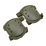 MFH in stile militare ginocchiere di protezione gancio e loop chiusura di plastica di oliva