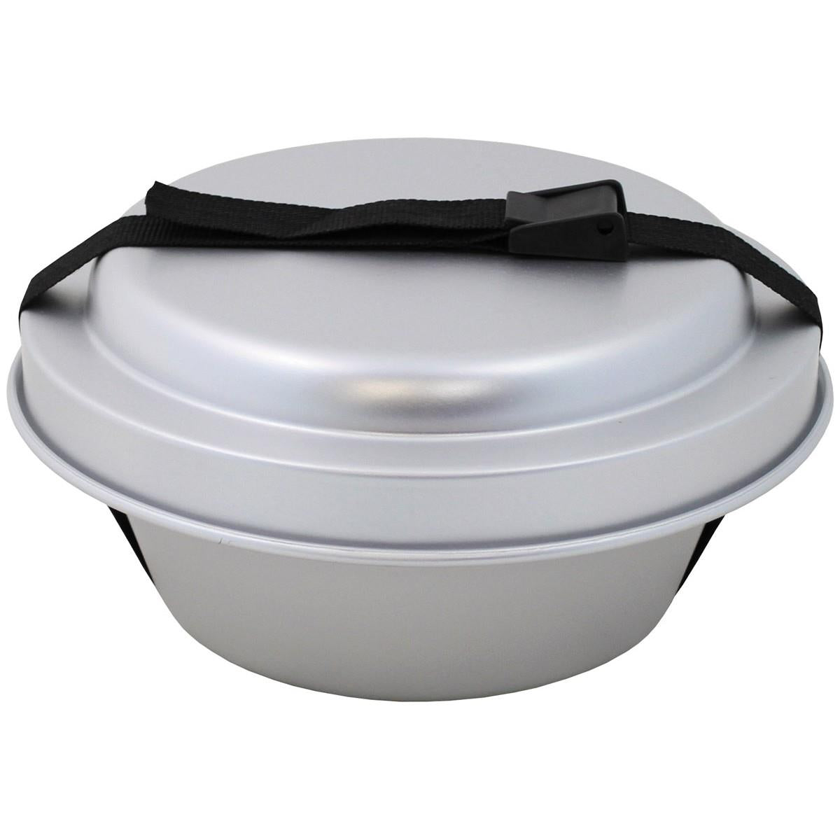 Ensemble de cuisine MFH PREMIUM en aluminium léger pour camping en plein air, kit de nettoyage avec brûleur