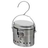 Kit de cuisine Trangia de l'armée suédoise MFH Repro M40 Brûleur de camping en acier inoxydable 1,5 l