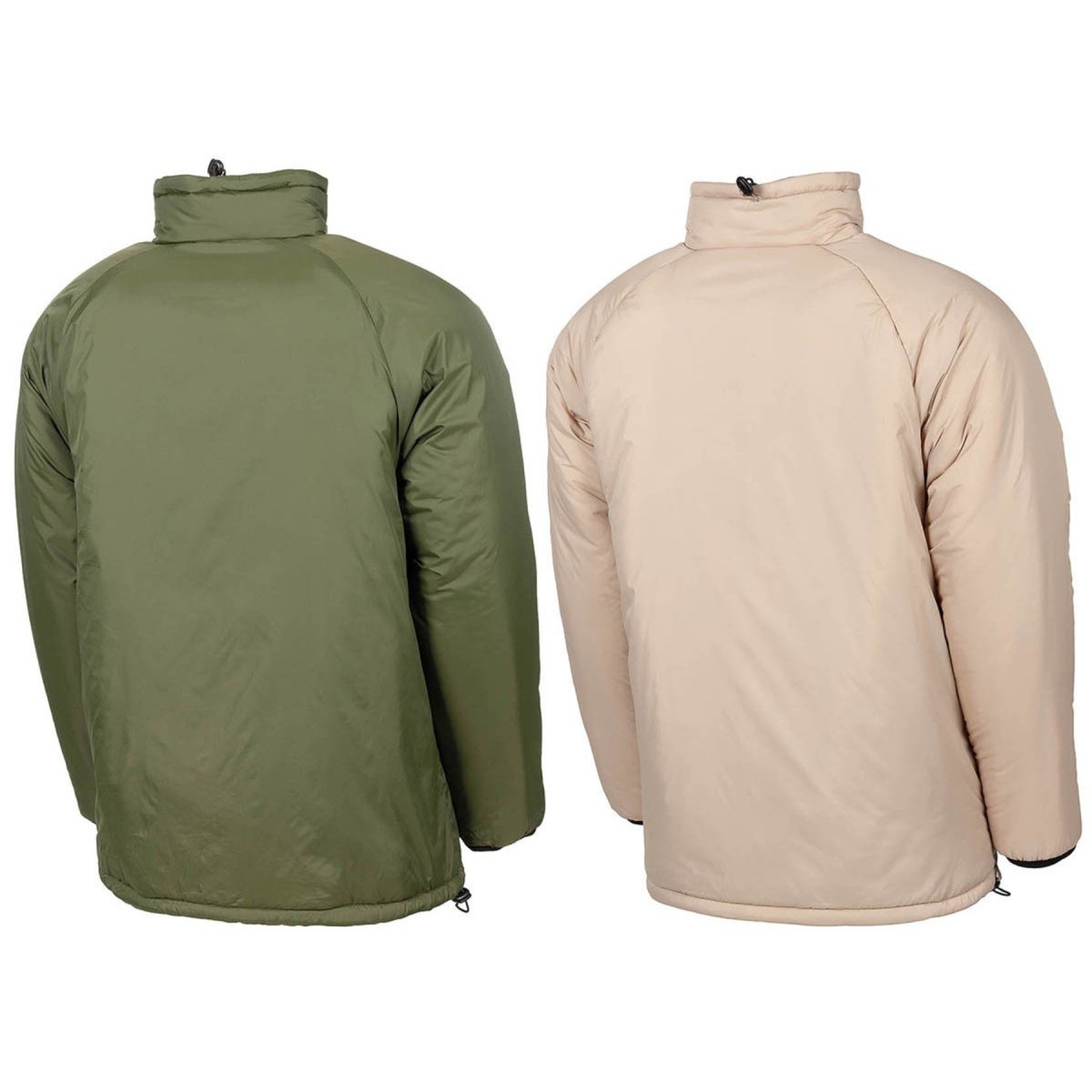MFH Thermal Jacket Insulated Reversible Elastic Sleeve Ends Olive Khaki