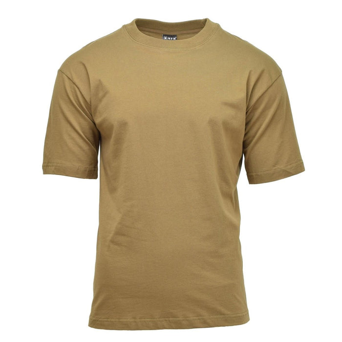MFH T-shirt de style militaire américain, maillot de corps robuste, léger et respirant, coyote - GoMilitar