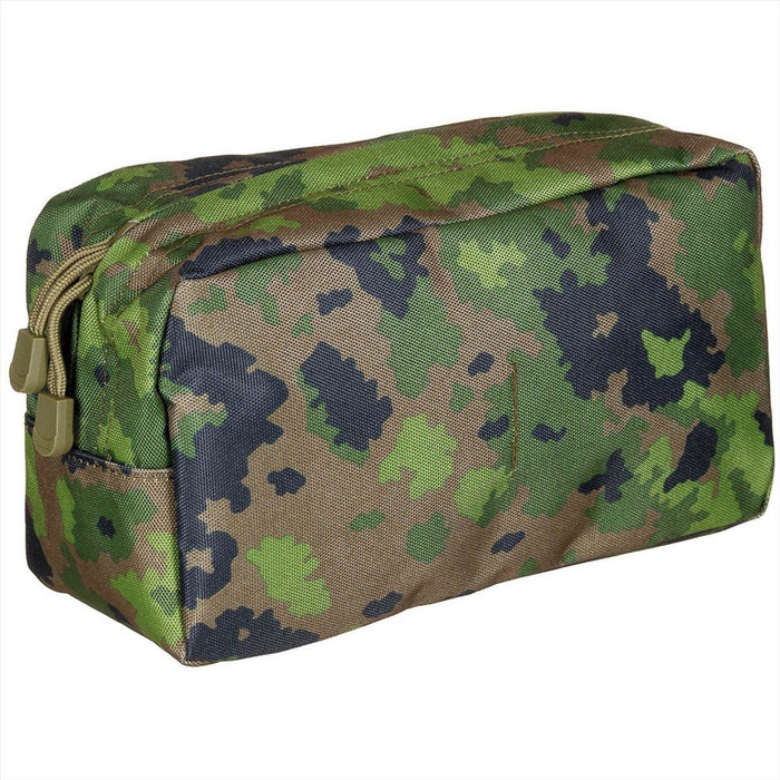 Utility Pouch Large 2 Way Zip MOLLE Fastening M05 Camouflage