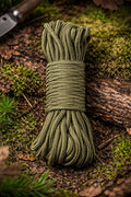 Corde utilitaire MFH 5 mm 15 m de survie en plein air Bushcraft OD vert