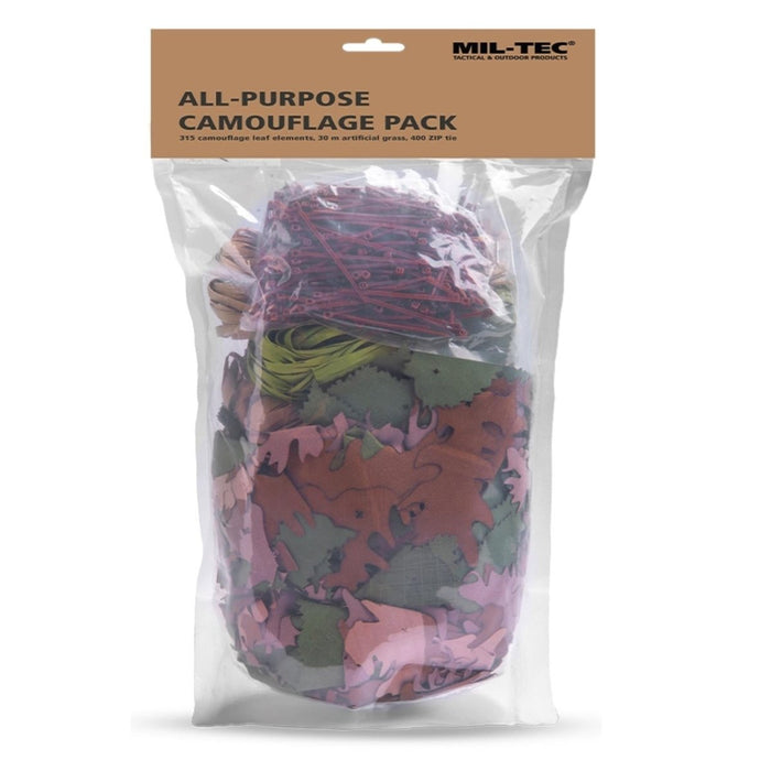 MIL - TEC Allzweck-Camouflagerucksack Lightweight Ghillie 315 Leaf Elements - GoMilitar