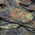 Mil-Tec Brand Jacket RipStop Smock German army Flecktarn Camo Parka Men's wear