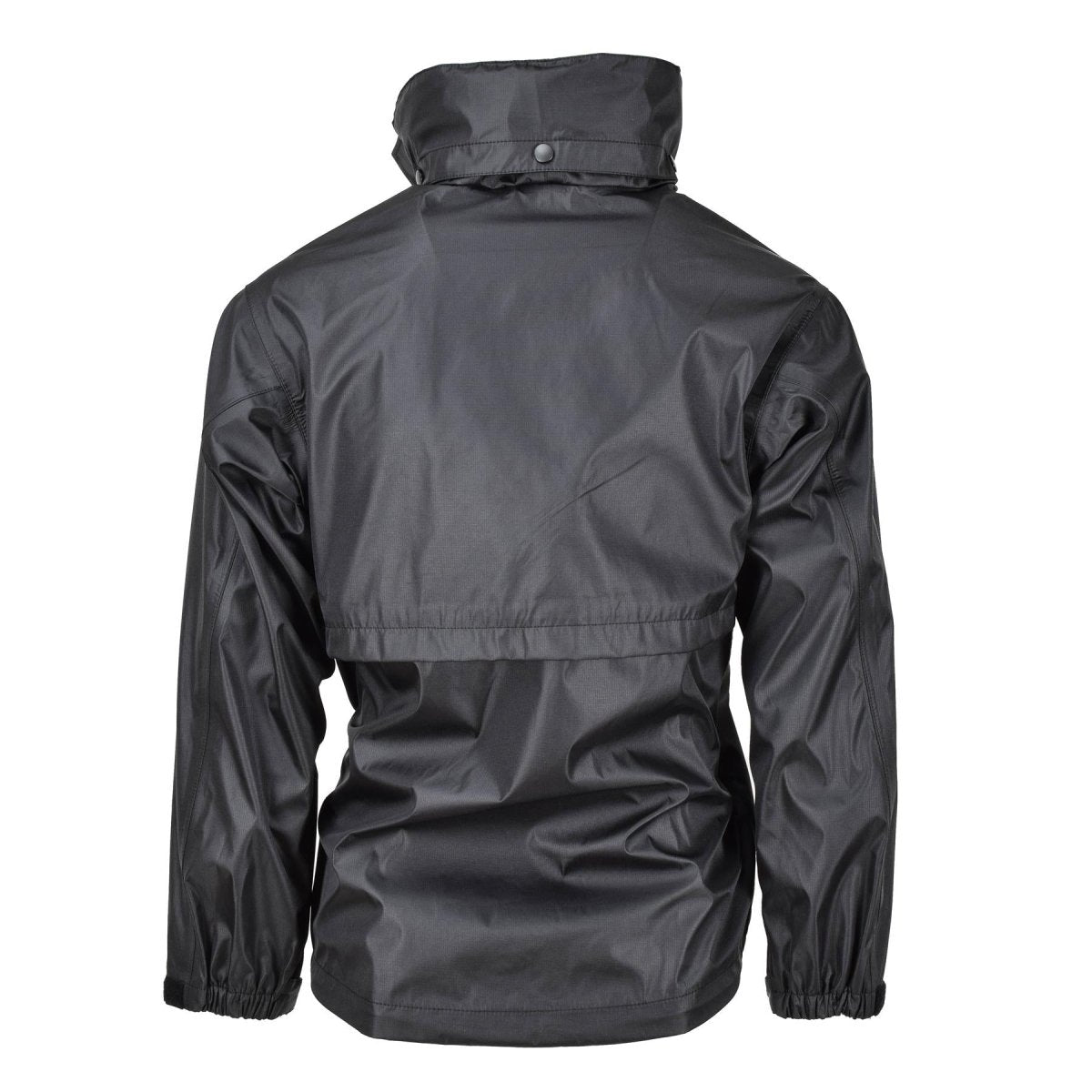 Mil-Tec Brand Rain Jacket Black waterproof Men Rainwear water-resistant men's