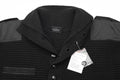 Mil-Tec Markenpullover im österreichischen Armeestil, Alpenpullover, Strickpullover für Herren, schwarze Wolle