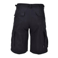 Mil-Tec Brand U.S. Military style black prewashed lightweight bermuda shorts