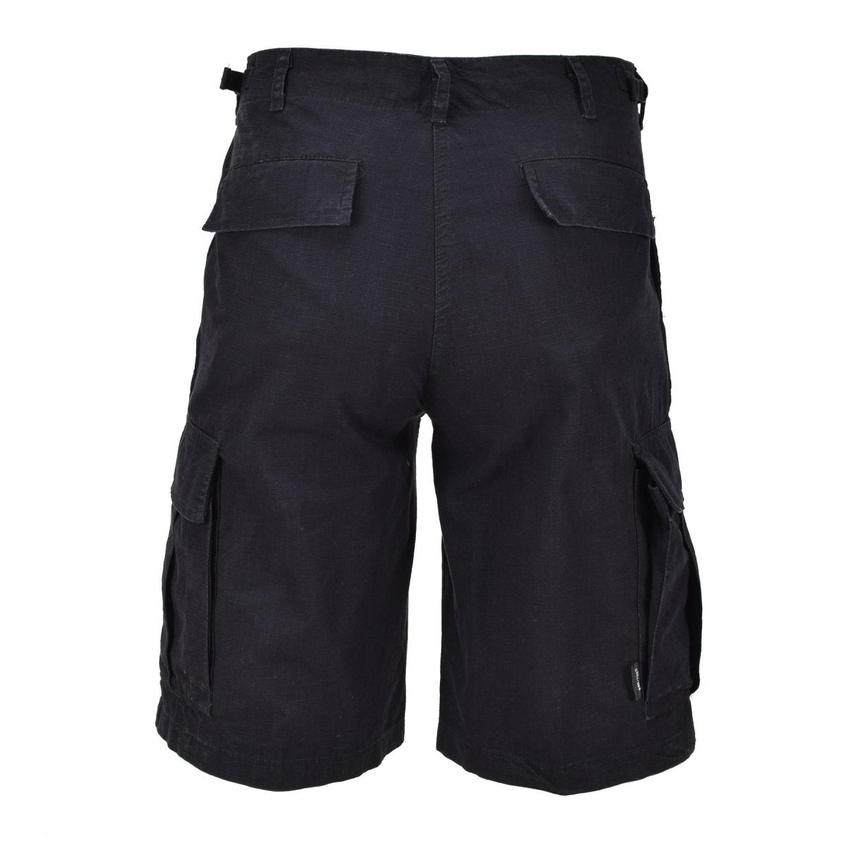 Mil-Tec Brand U.S. Military style black prewashed lightweight bermuda shorts