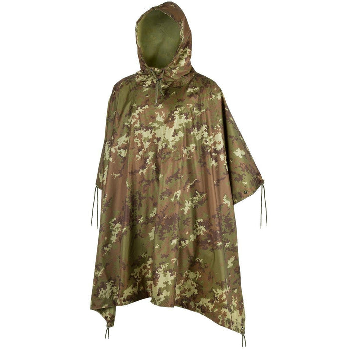 Mil-Tec Marke Vegetato Camo Poncho im Militärstil, wasserdicht, Ripstop, leicht – GoMilitar