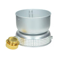 Ensemble de réchaud de camping MIL-TEC, kit de batterie de cuisine d'extérieur, brûleur à alcool, casserole en aluminium